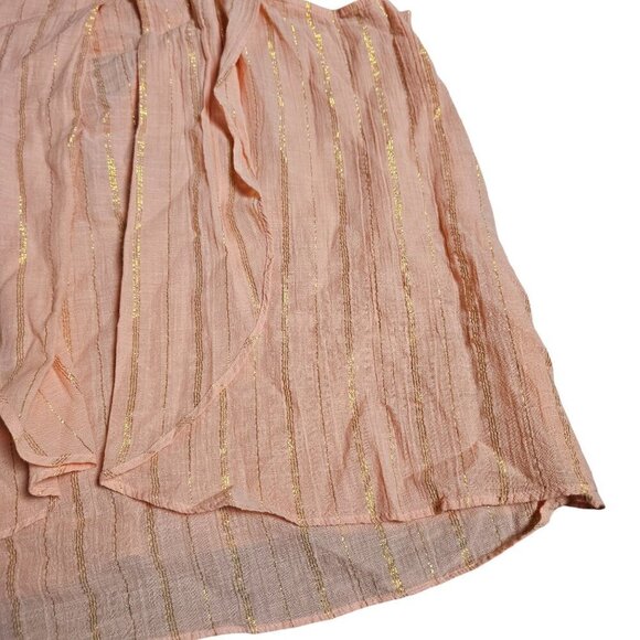 a.n.a. A New Approach Peach Dahlia Multi Sleeveless Top M Cotton Blend NWT - Picture 6 of 9